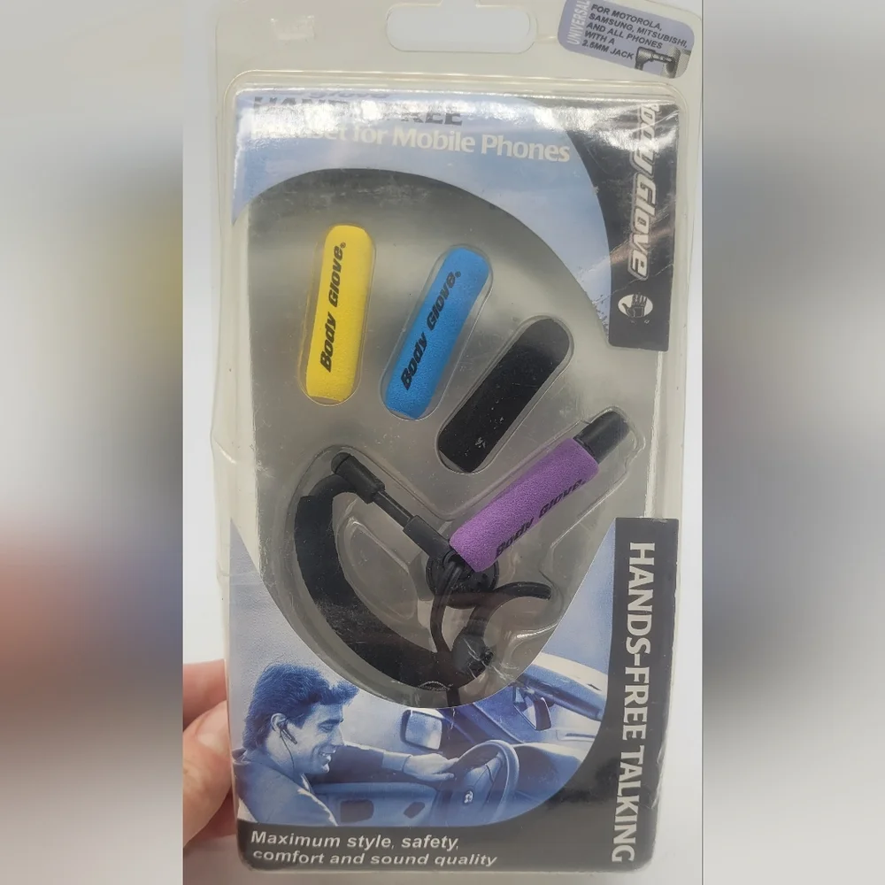 Body Glove Purple and Black Hands-Free Mobile Headset